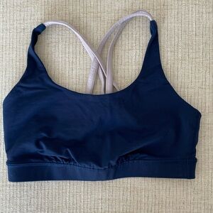 Lululemon Navy and light purple sports bra